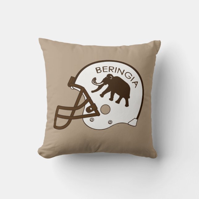Cojín Decorativo Fútbol Universidad de Beringia (Anverso)