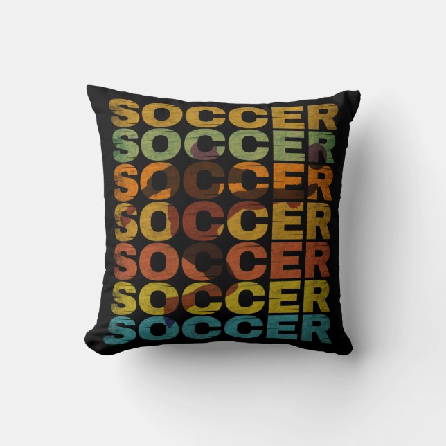 COJÍN DECORATIVO FÚTBOL VINTAGE (Anverso)