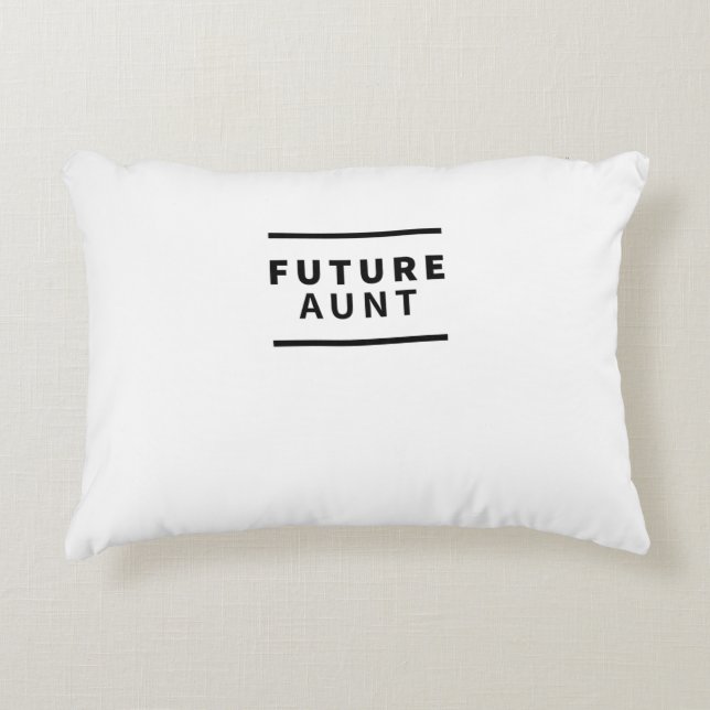 Cojín Decorativo Future aunt (Anverso)