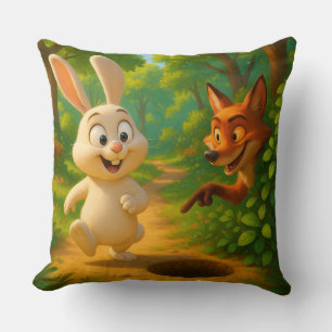 Cojín Decorativo Futurista Tech Wall Art - Electric Blue & Neon Gr