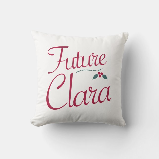 Cojín Decorativo Futuro Clara Cascanueces (Anverso)