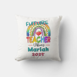 Cojín Decorativo Futuro Profesor Personalizado 