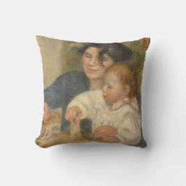 Cojín Decorativo Gabrielle y Jean (por Pierre-Auguste Renoir)