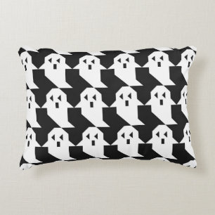 Cojín Decorativo Gafas de Halloween: patrón geométrico sin costuras