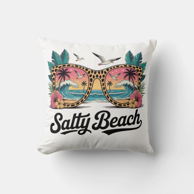 Cojín Decorativo Gafas de Playa Salada (Anverso)