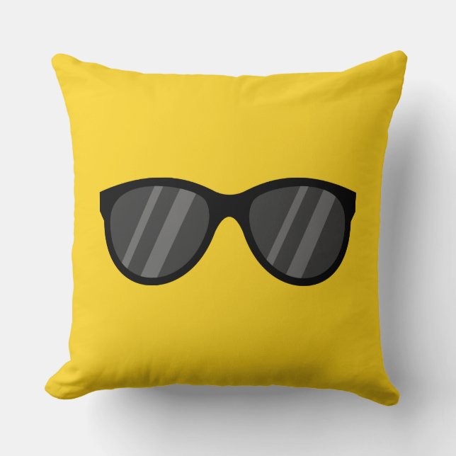 Cojín Decorativo Gafas de sol de Personalizado Guay (Anverso)