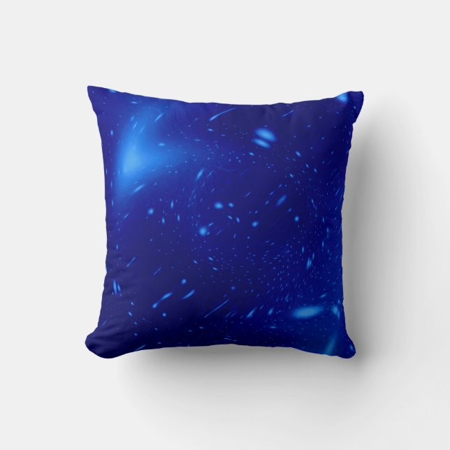 Cojín Decorativo Galaxia azul 2 (Anverso)