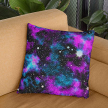 Galaxia azul y púrpura cósmica