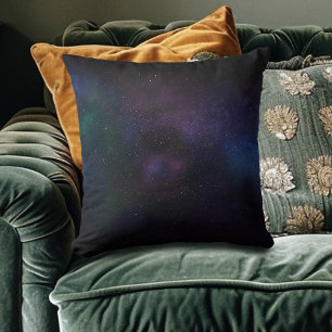 Cojín Decorativo Galaxia de la Nebulosa Velo Celeste Campo Estelar 