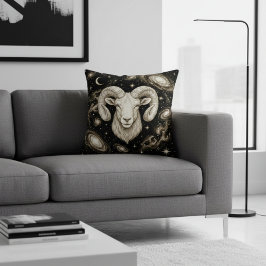 Cojín Decorativo Galaxy Home Decor Aries Zodiac Celestial