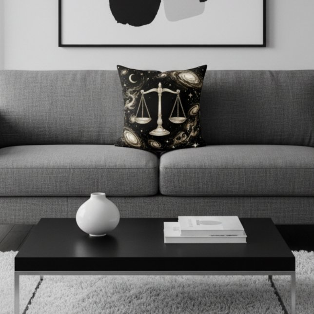 Cojín Decorativo Galaxy Home Decor Libra Zodiac Celestial (Subido por el creador)