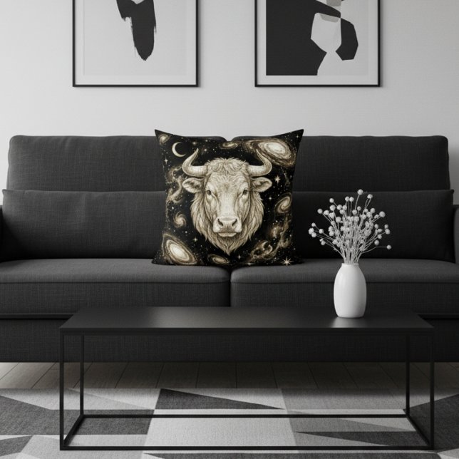 Cojín Decorativo Galaxy Home Decor Taurus Zodiac Celestial (Subido por el creador)