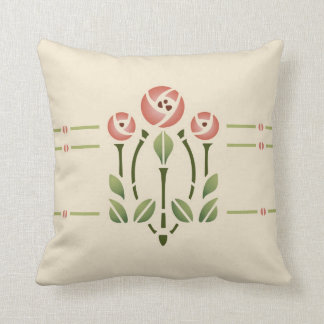Cojín Decorativo Galería de Rosas de Glasgow #2