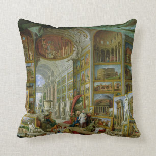Cojín Decorativo Galería de vistas de Roma antigua, 1758