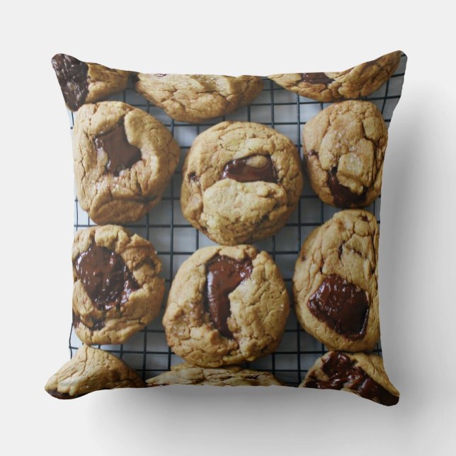 Cojín Decorativo Galletas de chocolate (Anverso)