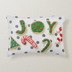 Cojín Decorativo Galletas de Navidades de alegría