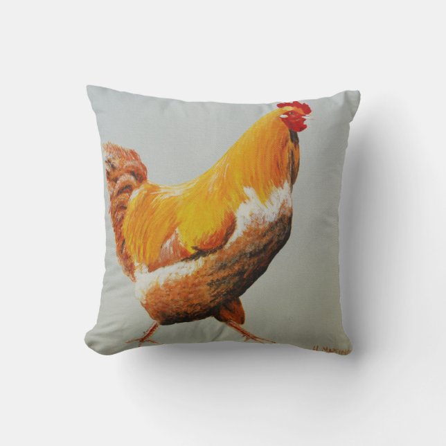 Cojín Decorativo Gallo (Anverso)