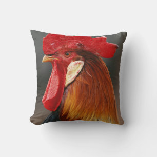 Cojín Decorativo Gallo Doméstico de Corral