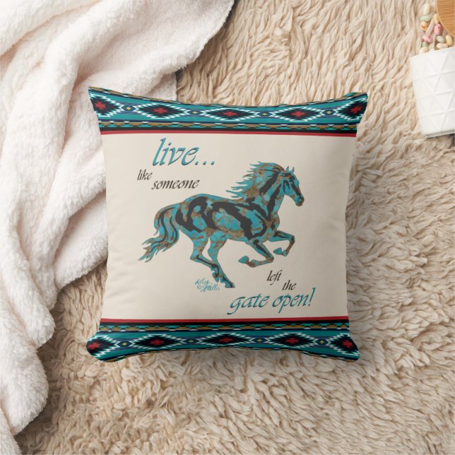 Cojín decorativo Galloping de Caballo (Manta)