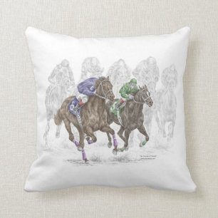 Cojín Decorativo Galloping Race Horses