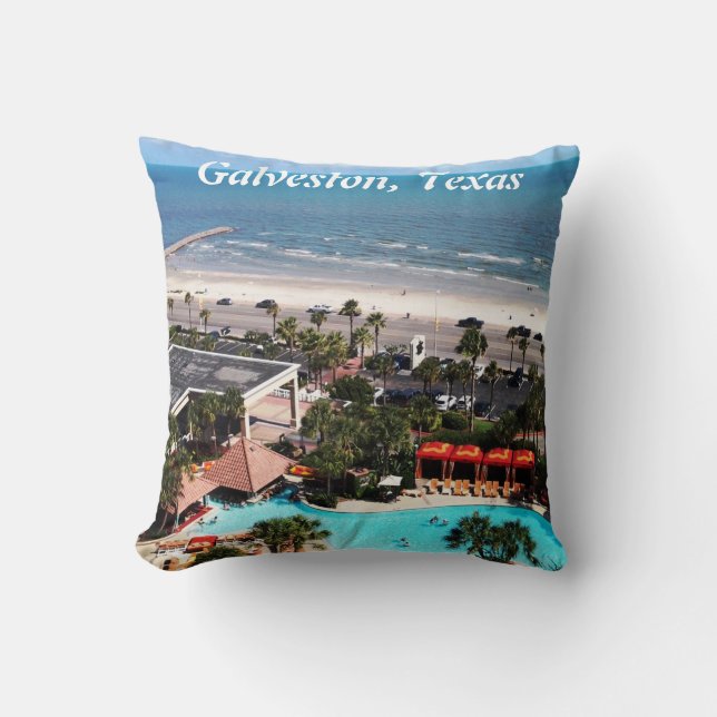 Cojín Decorativo Galveston, Texas  (Anverso)