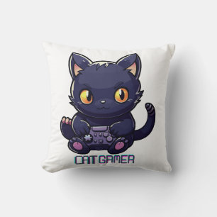 Cojín Decorativo Gamer de gatos