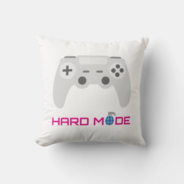 Cojín Decorativo Gaming Controller Hard Mode (Anverso)