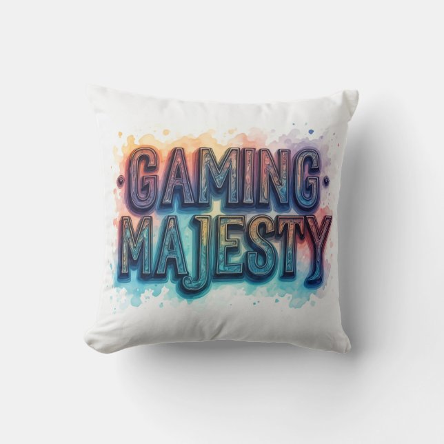 Cojín Decorativo Gaming Majesty (Anverso)