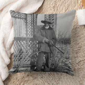 Cojín Decorativo Ganadero vaquero o forajido canadiense del viejo o