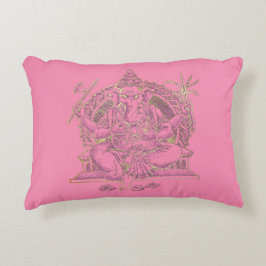 Cojín Decorativo Ganesha dorada - Pillow acento
