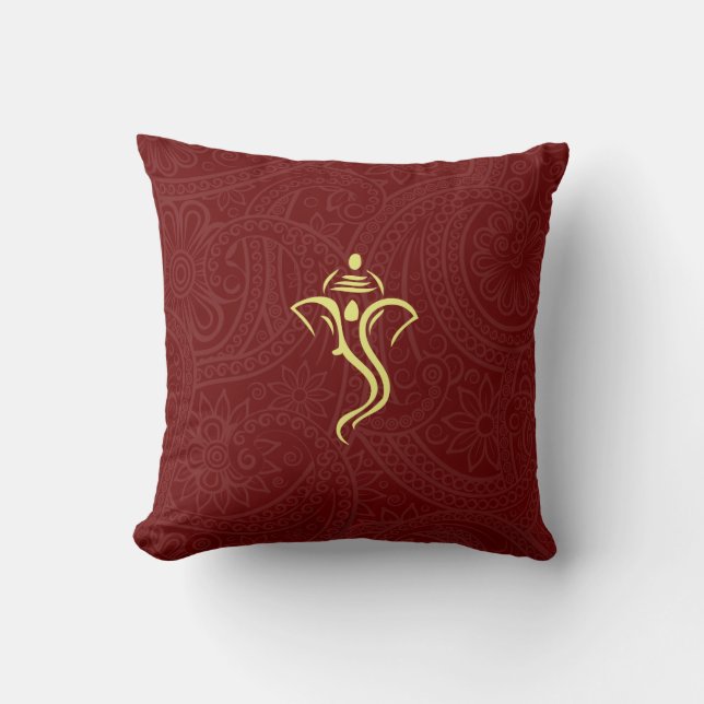 Cojín Decorativo Ganesha Personalizado Cotton Pillows (Anverso)