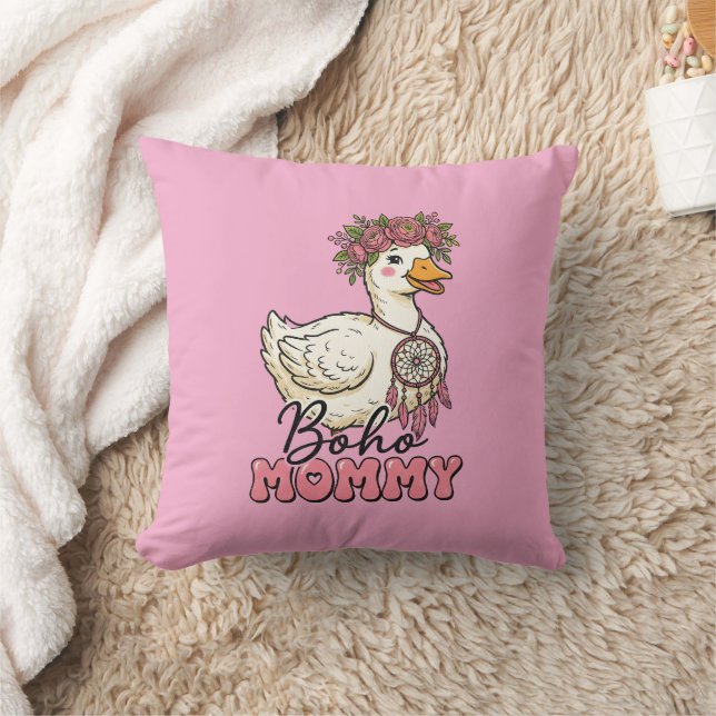 Cojín Decorativo Gansa Mama Boho Linda (Manta)