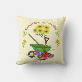 Cojín Decorativo Gardener's, Garden Time, Gardening Cushion
