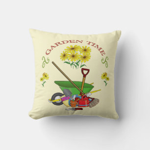 Cojín Decorativo Gardener's, Garden Time, Gardening Cushion