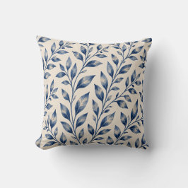 Cojín Decorativo Gardens Syracuse Blue Foliage Pattern Cushion