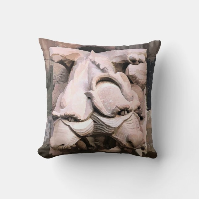 COJÍN DECORATIVO GARGOYLES (Anverso)