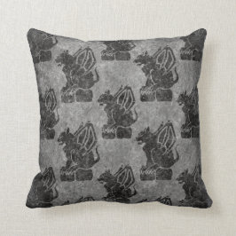 Cojín Decorativo Gargoyles de piedra grises
