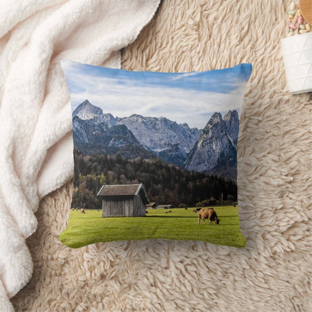 Cojín Decorativo Garmisch Partenkirchen Alpes Bavaria Alemania (Manta)