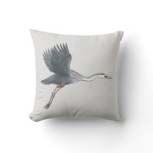 Garza de gran azul en vuelo