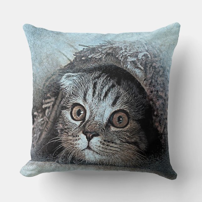 Cojín Decorativo Gatito (Anverso)