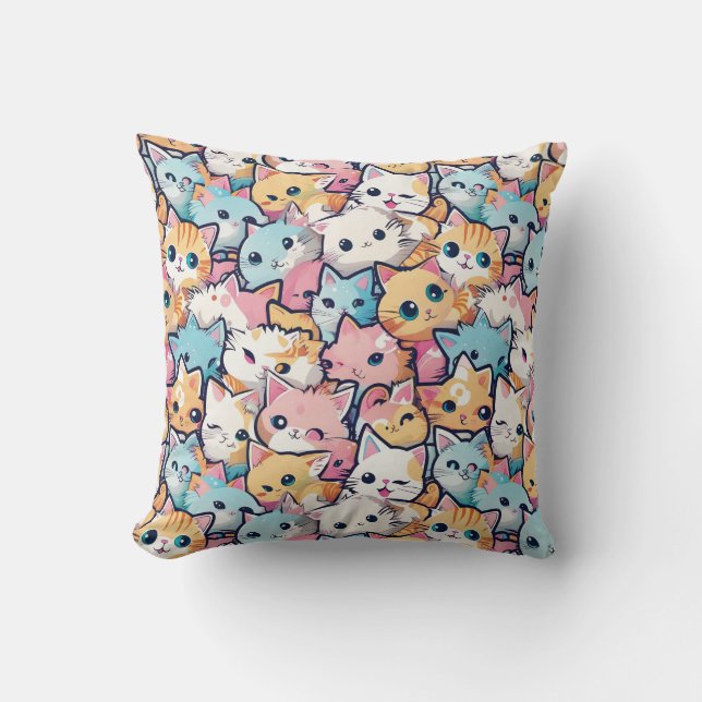 Cojín decorativo gatito (Anverso)