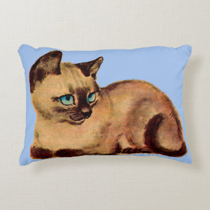Cojín Decorativo gatito adorable siamés