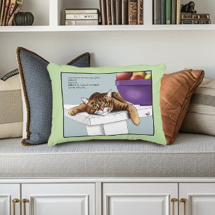 Cojín Decorativo Gatito Naranja Atractivo Golosinas Divertidas Espe