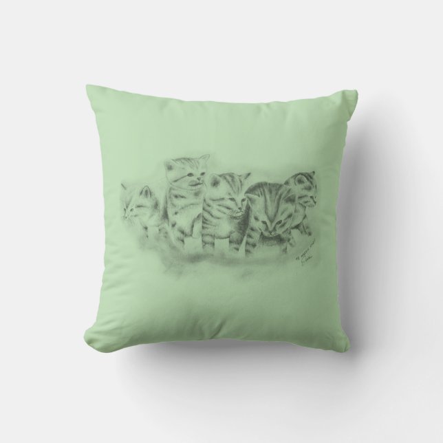 Cojín Decorativo Gatitos (Anverso)
