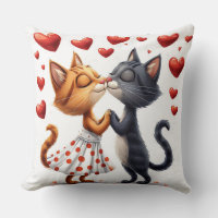 Gatitos besándose lindos Amor romántico Acogedor