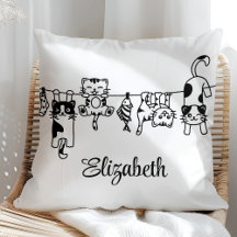 Gatitos Colgantes Lindos Nombre Personalizado