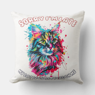 Cojín Decorativo Gato