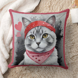 Cojín Decorativo Gato Adorable disfrazado - Perfecto Diversión de S