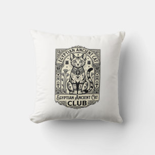 Cojín Decorativo Gato Antiguo Egipcio Gato Divertido Gráfico - Egip