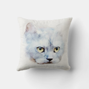 Cojín Decorativo Gato Azul Ruso